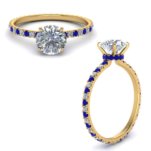 eternity-hidden-halo-diamond-engagement-ring-with-sapphire-in-FD-9168RORGSABLANGLE3-NL-YG