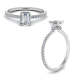 Load image into Gallery viewer, eternity-hidden-halo-emerald-cut-diamond-engagement-ring-in-FD-9168EMRANGLE3-NL-WG