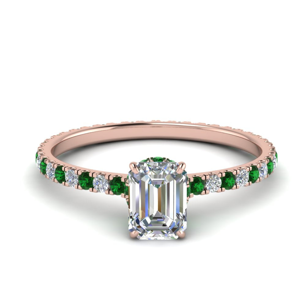 eternity-hidden-halo-emerald-cut-diamond-engagement-ring-with-emerald-in-FD-9168EMRGEMGRANGLE3-NL-RG