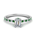 Thumbnail 49 - eternity-hidden-halo-emerald-cut-diamond-engagement-ring-with-emerald-in-FD-9168EMRGEMGRANGLE3-NL-WG