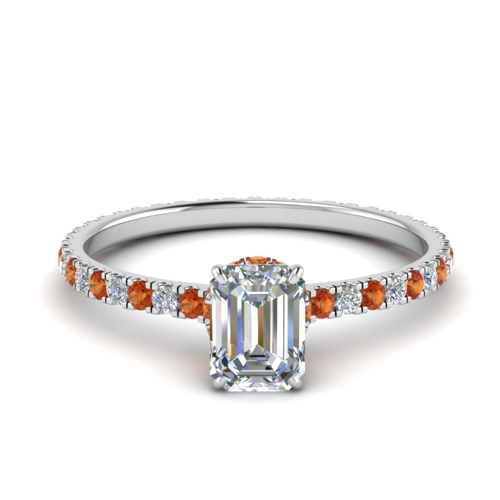 eternity-hidden-halo-emerald-cut-diamond-engagement-ring-with-orange-sapphire-in-FD-9168EMRGSAORANGLE3-NL-WG