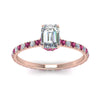 Load image into Gallery viewer, eternity-hidden-halo-emerald-cut-diamond-engagement-ring-with-pink-sapphire-in-FD-9168EMRGSADRPIANGLE3-NL-RG