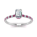 Thumbnail 38 - eternity-hidden-halo-emerald-cut-diamond-engagement-ring-with-pink-sapphire-in-FD-9168EMRGSADRPIANGLE3-NL-WG