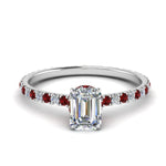 Load image into Gallery viewer, eternity-hidden-halo-emerald-cut-diamond-engagement-ring-with-ruby-in-FD-9168EMRGRUDRANGLE3-NL-WG
