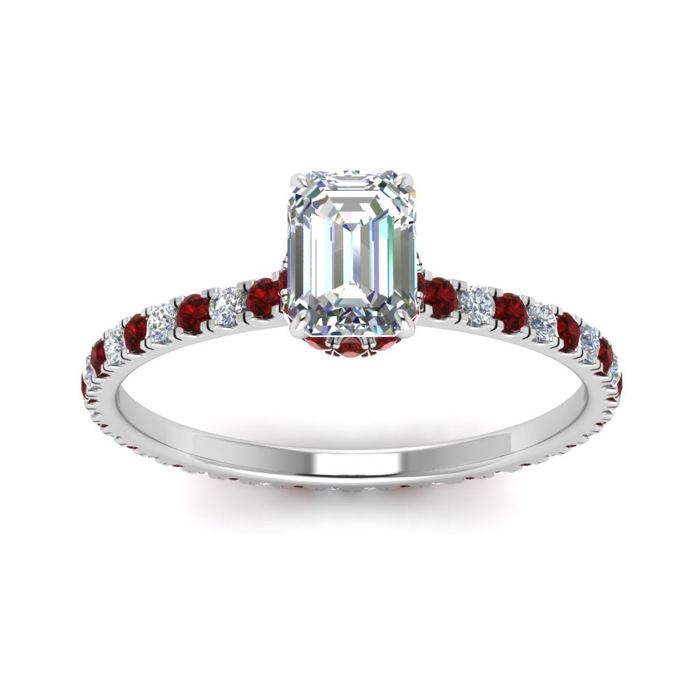 eternity-hidden-halo-emerald-cut-diamond-engagement-ring-with-ruby-in-FD-9168EMRGRUDRANGLE3-NL-WG