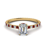 Load image into Gallery viewer, eternity-hidden-halo-emerald-cut-diamond-engagement-ring-with-ruby-in-FD-9168EMRGRUDRANGLE3-NL-YG
