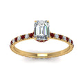 Thumbnail 19 - eternity-hidden-halo-emerald-cut-diamond-engagement-ring-with-ruby-in-FD-9168EMRGRUDRANGLE3-NL-YG