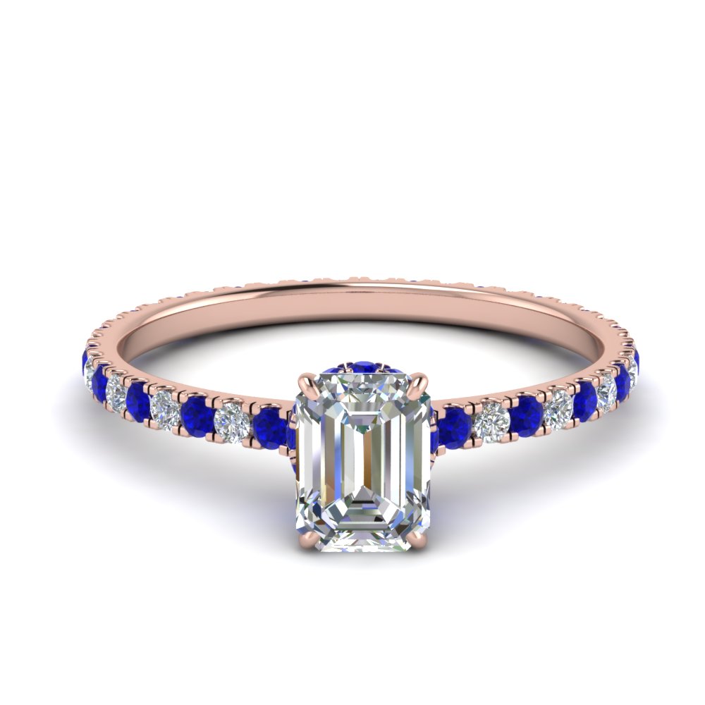 eternity-hidden-halo-emerald-cut-diamond-engagement-ring-with-sapphire-in-FD-9168EMRGSABLANGLE3-NL-RG