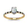 Load image into Gallery viewer, eternity-hidden-halo-emerald-cut-engagement-ring-with-black-diamond-in-FD-9168EMRGBLACKANGLE3-NL-YG