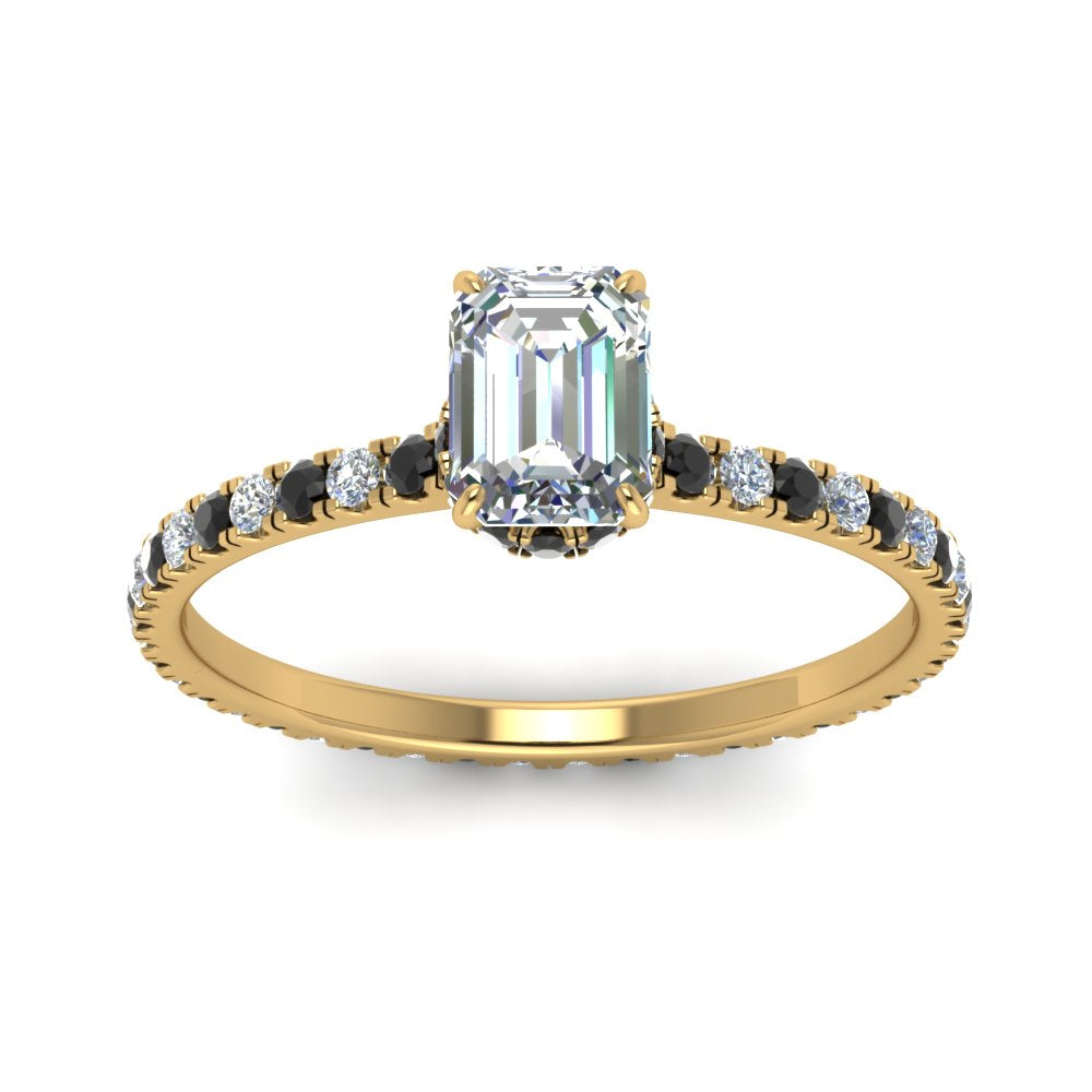 eternity-hidden-halo-emerald-cut-engagement-ring-with-black-diamond-in-FD-9168EMRGBLACKANGLE3-NL-YG