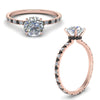 Load image into Gallery viewer, eternity-hidden-halo-engagement-ring-with-black-diamond-in-FD-9168RORGBLACKANGLE3-NL-RG