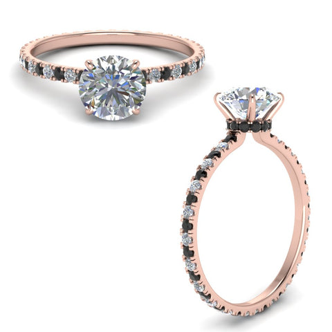 eternity-hidden-halo-engagement-ring-with-black-diamond-in-FD-9168RORGBLACKANGLE3-NL-RG