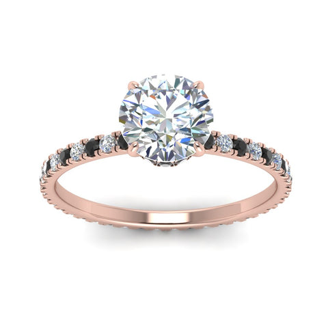 eternity-hidden-halo-engagement-ring-with-black-diamond-in-FD-9168RORGBLACKANGLE3-NL-RG