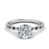Load image into Gallery viewer, eternity-hidden-halo-engagement-ring-with-black-diamond-in-FD-9168RORGBLACKANGLE3-NL-WG