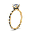 Load image into Gallery viewer, eternity-hidden-halo-engagement-ring-with-black-diamond-in-FD-9168RORGBLACKANGLE3-NL-YG