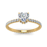 Load image into Gallery viewer, eternity-hidden-halo-heart-shaped-diamond-engagement-ring-in-FD-9168HTRANGLE3-NL-YG
