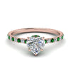 Load image into Gallery viewer, eternity-hidden-halo-heart-shaped-diamond-engagement-ring-with-emerald-in-FD-9168HTRGEMGRANGLE3-NL-RG