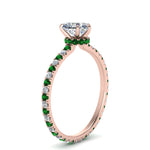 Load image into Gallery viewer, eternity-hidden-halo-heart-shaped-diamond-engagement-ring-with-emerald-in-FD-9168HTRGEMGRANGLE3-NL-RG
