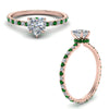 Load image into Gallery viewer, eternity-hidden-halo-heart-shaped-diamond-engagement-ring-with-emerald-in-FD-9168HTRGEMGRANGLE3-NL-RG