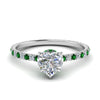 Load image into Gallery viewer, eternity-hidden-halo-heart-shaped-diamond-engagement-ring-with-emerald-in-FD-9168HTRGEMGRANGLE3-NL-WG