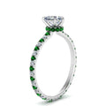Thumbnail 52 - eternity-hidden-halo-heart-shaped-diamond-engagement-ring-with-emerald-in-FD-9168HTRGEMGRANGLE3-NL-WG