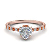Load image into Gallery viewer, eternity-hidden-halo-heart-shaped-diamond-engagement-ring-with-orange-sapphire-in-FD-9168HTRGSAORANGLE3-NL-RG