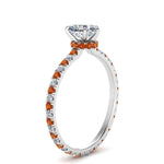 Load image into Gallery viewer, eternity-hidden-halo-heart-shaped-diamond-engagement-ring-with-orange-sapphire-in-FD-9168HTRGSAORANGLE3-NL-WG
