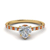 Load image into Gallery viewer, eternity-hidden-halo-heart-shaped-diamond-engagement-ring-with-orange-sapphire-in-FD-9168HTRGSAORANGLE3-NL-YG