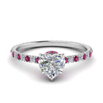 Load image into Gallery viewer, eternity-hidden-halo-heart-shaped-diamond-engagement-ring-with-pink-sapphire-in-FD-9168HTRGSADRPIANGLE3-NL-WG
