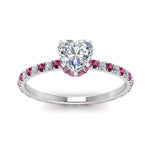 Load image into Gallery viewer, eternity-hidden-halo-heart-shaped-diamond-engagement-ring-with-pink-sapphire-in-FD-9168HTRGSADRPIANGLE3-NL-WG
