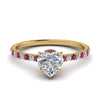 Load image into Gallery viewer, eternity-hidden-halo-heart-shaped-diamond-engagement-ring-with-pink-sapphire-in-FD-9168HTRGSADRPIANGLE3-NL-YG