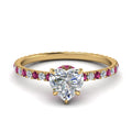 Thumbnail 10 - eternity-hidden-halo-heart-shaped-diamond-engagement-ring-with-pink-sapphire-in-FD-9168HTRGSADRPIANGLE3-NL-YG