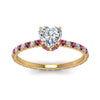 Load image into Gallery viewer, eternity-hidden-halo-heart-shaped-diamond-engagement-ring-with-pink-sapphire-in-FD-9168HTRGSADRPIANGLE3-NL-YG