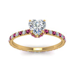 Load image into Gallery viewer, eternity-hidden-halo-heart-shaped-diamond-engagement-ring-with-pink-sapphire-in-FD-9168HTRGSADRPIANGLE3-NL-YG
