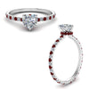 Load image into Gallery viewer, eternity-hidden-halo-heart-shaped-diamond-engagement-ring-with-ruby-in-FD-9168HTRGRUDRANGLE3-NL-WG