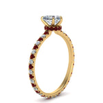 Load image into Gallery viewer, eternity-hidden-halo-heart-shaped-diamond-engagement-ring-with-ruby-in-FD-9168HTRGRUDRANGLE3-NL-YG
