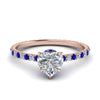 Load image into Gallery viewer, eternity-hidden-halo-heart-shaped-diamond-engagement-ring-with-sapphire-in-FD-9168HTRGSABLANGLE3-NL-RG