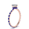 Load image into Gallery viewer, eternity-hidden-halo-heart-shaped-diamond-engagement-ring-with-sapphire-in-FD-9168HTRGSABLANGLE3-NL-RG
