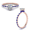 Load image into Gallery viewer, eternity-hidden-halo-heart-shaped-diamond-engagement-ring-with-sapphire-in-FD-9168HTRGSABLANGLE3-NL-RG