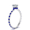 Load image into Gallery viewer, eternity-hidden-halo-heart-shaped-diamond-engagement-ring-with-sapphire-in-FD-9168HTRGSABLANGLE3-NL-WG