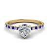 Load image into Gallery viewer, eternity-hidden-halo-heart-shaped-diamond-engagement-ring-with-sapphire-in-FD-9168HTRGSABLANGLE3-NL-YG