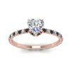 Load image into Gallery viewer, eternity-hidden-halo-heart-shaped-engagement-ring-with-black-diamond-in-FD-9168HTRGBLACKANGLE3-NL-RG