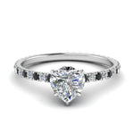 Load image into Gallery viewer, eternity-hidden-halo-heart-shaped-engagement-ring-with-black-diamond-in-FD-9168HTRGBLACKANGLE3-NL-WG
