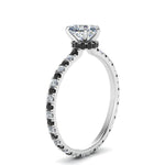Load image into Gallery viewer, eternity-hidden-halo-heart-shaped-engagement-ring-with-black-diamond-in-FD-9168HTRGBLACKANGLE3-NL-WG
