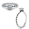 Load image into Gallery viewer, eternity-hidden-halo-heart-shaped-engagement-ring-with-black-diamond-in-FD-9168HTRGBLACKANGLE3-NL-WG