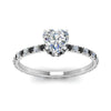 Load image into Gallery viewer, eternity-hidden-halo-heart-shaped-engagement-ring-with-black-diamond-in-FD-9168HTRGBLACKANGLE3-NL-WG