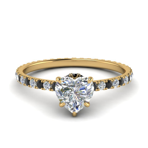 eternity-hidden-halo-heart-shaped-engagement-ring-with-black-diamond-in-FD-9168HTRGBLACKANGLE3-NL-YG
