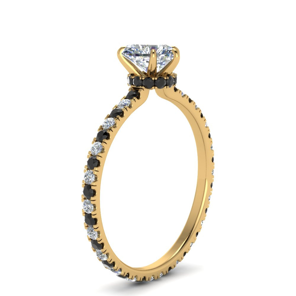 eternity-hidden-halo-heart-shaped-engagement-ring-with-black-diamond-in-FD-9168HTRGBLACKANGLE3-NL-YG