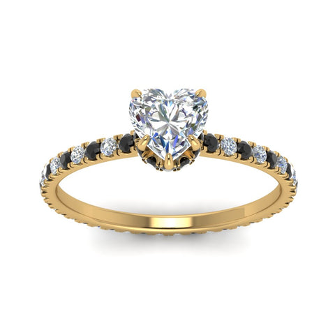 eternity-hidden-halo-heart-shaped-engagement-ring-with-black-diamond-in-FD-9168HTRGBLACKANGLE3-NL-YG