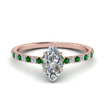 Load image into Gallery viewer, eternity-hidden-halo-marquise-cut-diamond-engagement-ring-with-emerald-in-FD-9168MQRGEMGRANGLE3-NL-RG
